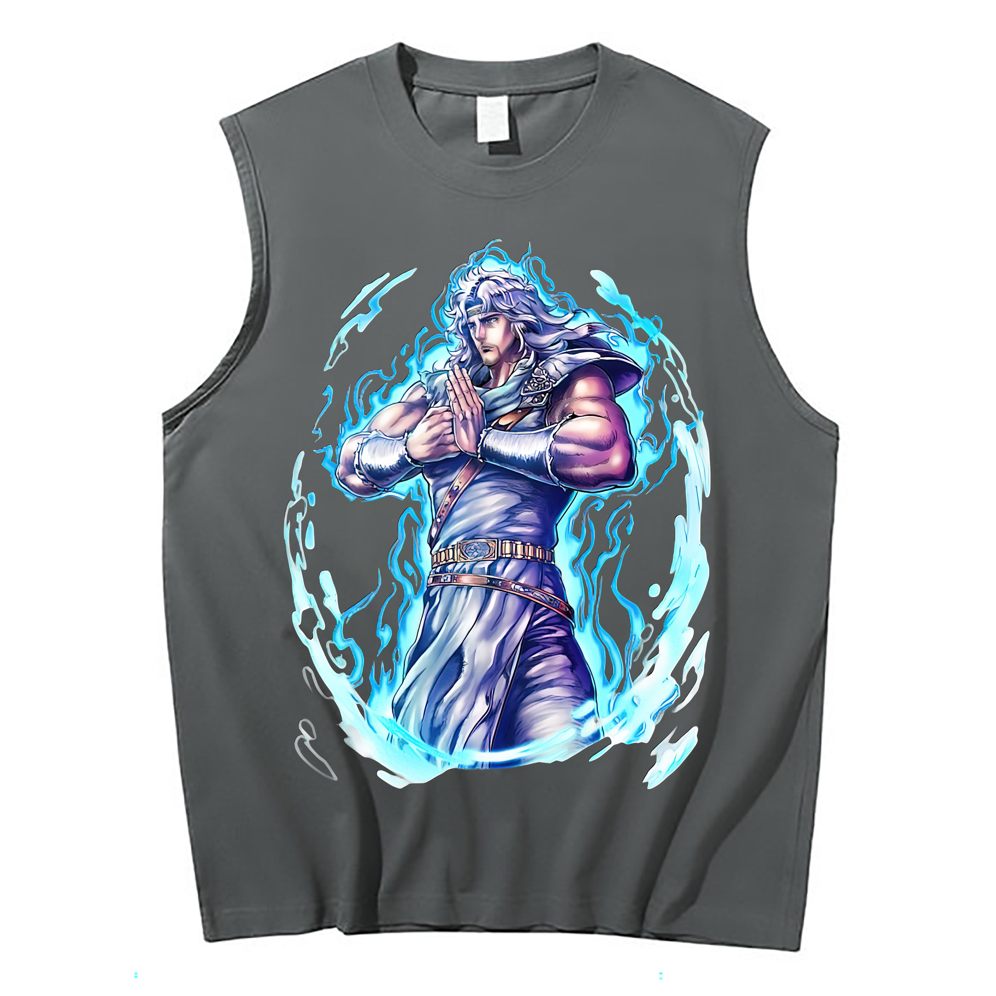 （画像用） 北斗の拳 Fist of the North Star コットン100％タンクトップ（フロントプリント）